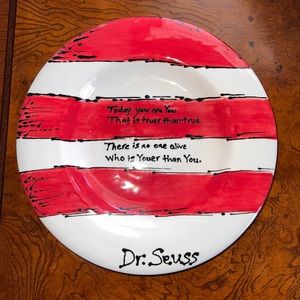Dr Suess Platter. Given to me years ago. Probably hand made Please note all pics